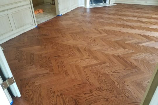 Herringbone floor